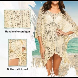Sankill crochet swim coverup